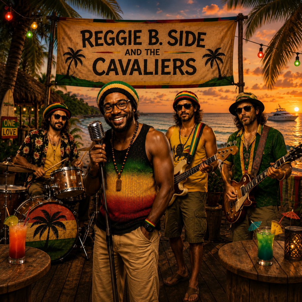 Reggie B. Side & The Cavaliers (Island - Album Cover)